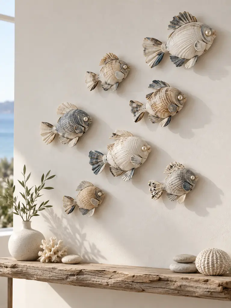 45 DIY Seashell Wall Art Ideas for Beautiful Coastal Home Decor - image 12