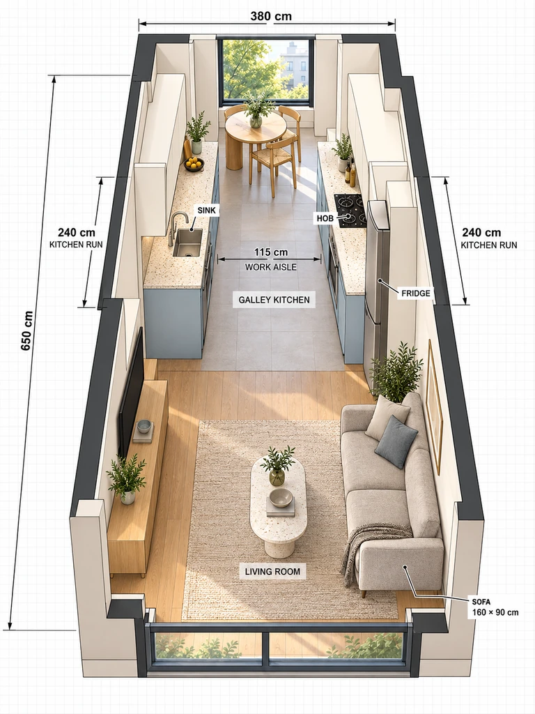 23 Clever Small Open Plan Kitchen Living Room Layout Ideas You’ll Love - image 12