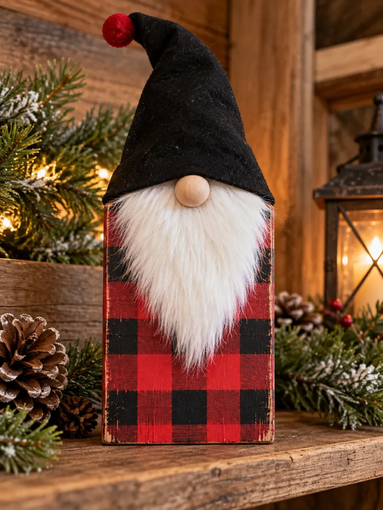 23 Creative DIY Wooden Christmas Gnomes for Festive Holiday Decorating - image 13