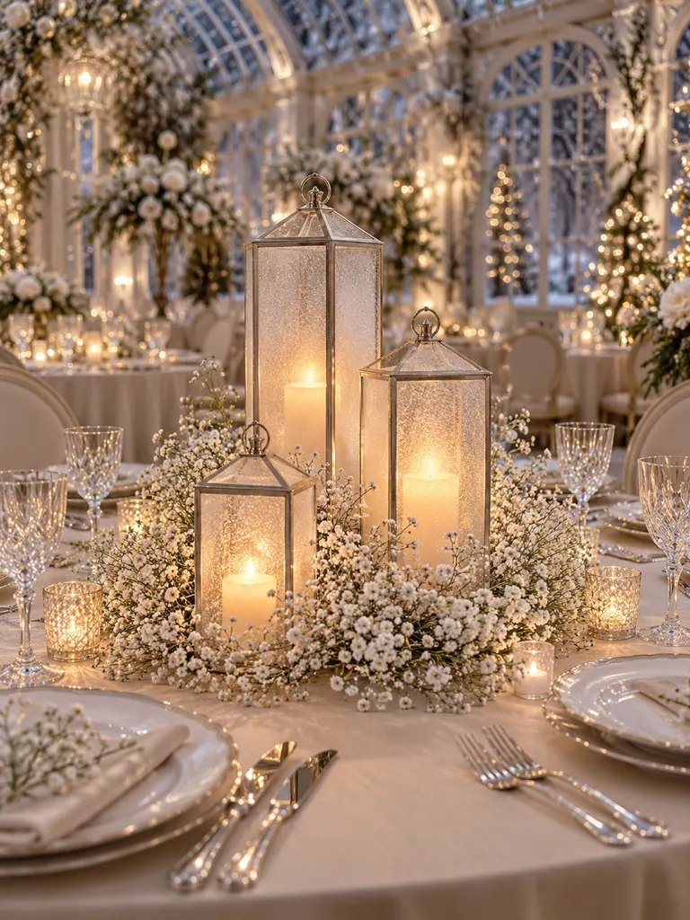 Stunning December Wedding Centerpieces for Round Tables - image 13