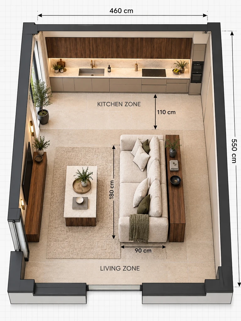 23 Clever Small Open Plan Kitchen Living Room Layout Ideas You’ll Love - image 14