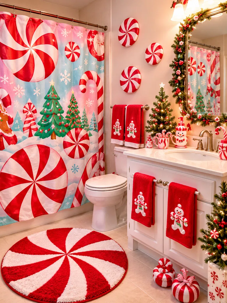 45 Whimsical Christmas Bathroom Decor Ideas for Kids to Try This Holiday Season - image 14
