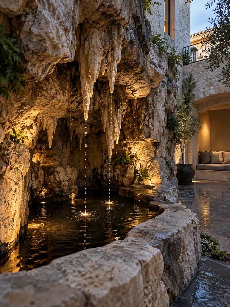 45 Inner Courtyard Design With Fountain Ideas for a Beautiful and Peaceful Home - image 14