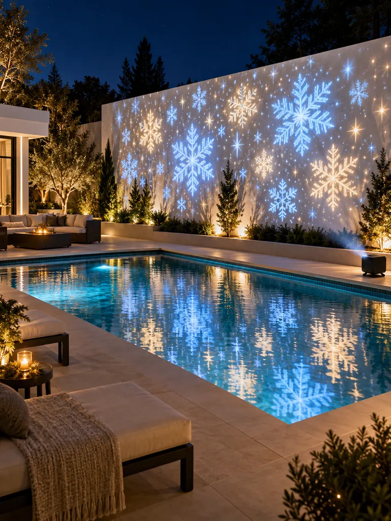 45 Gorgeous Outdoor Pool Christmas Decor Ideas for a Magical Holiday Backyard - image 15