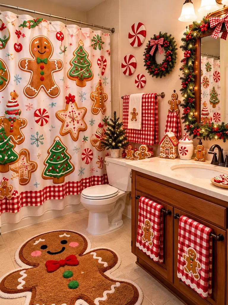 45 Whimsical Christmas Bathroom Decor Ideas for Kids to Try This Holiday Season - image 15
