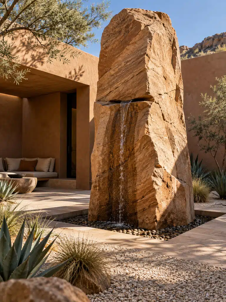 45 Inner Courtyard Design With Fountain Ideas for a Beautiful and Peaceful Home - image 15