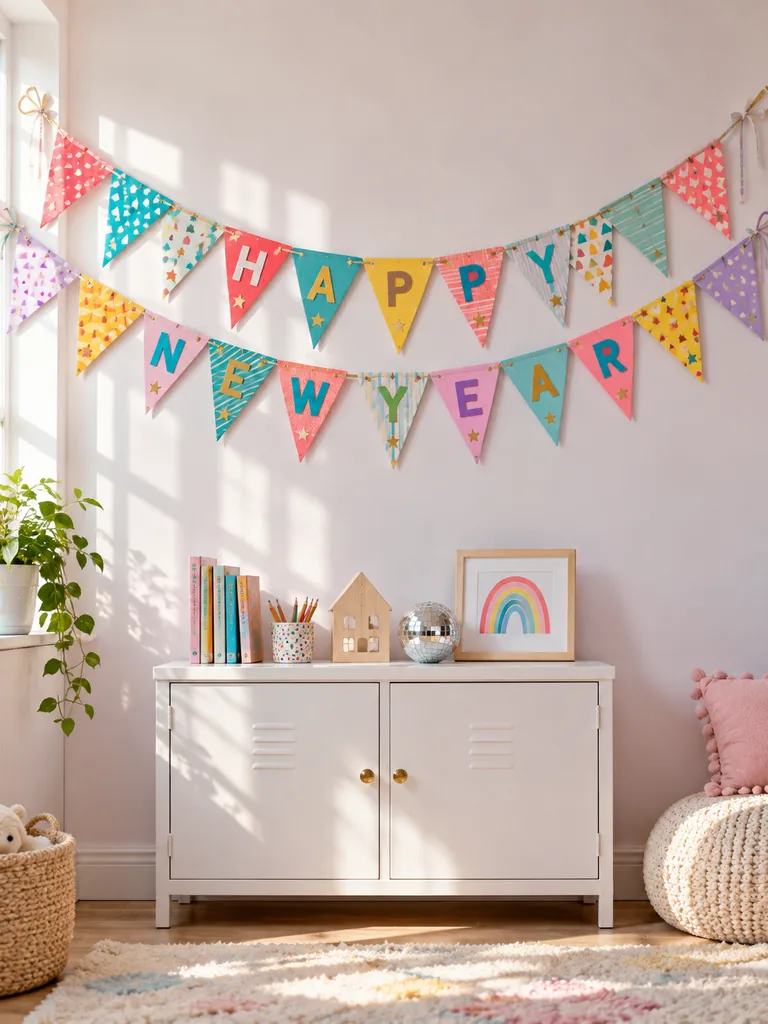 45 Colorful New Year’s Eve Decoration Ideas for Kids’ Parties - image 16