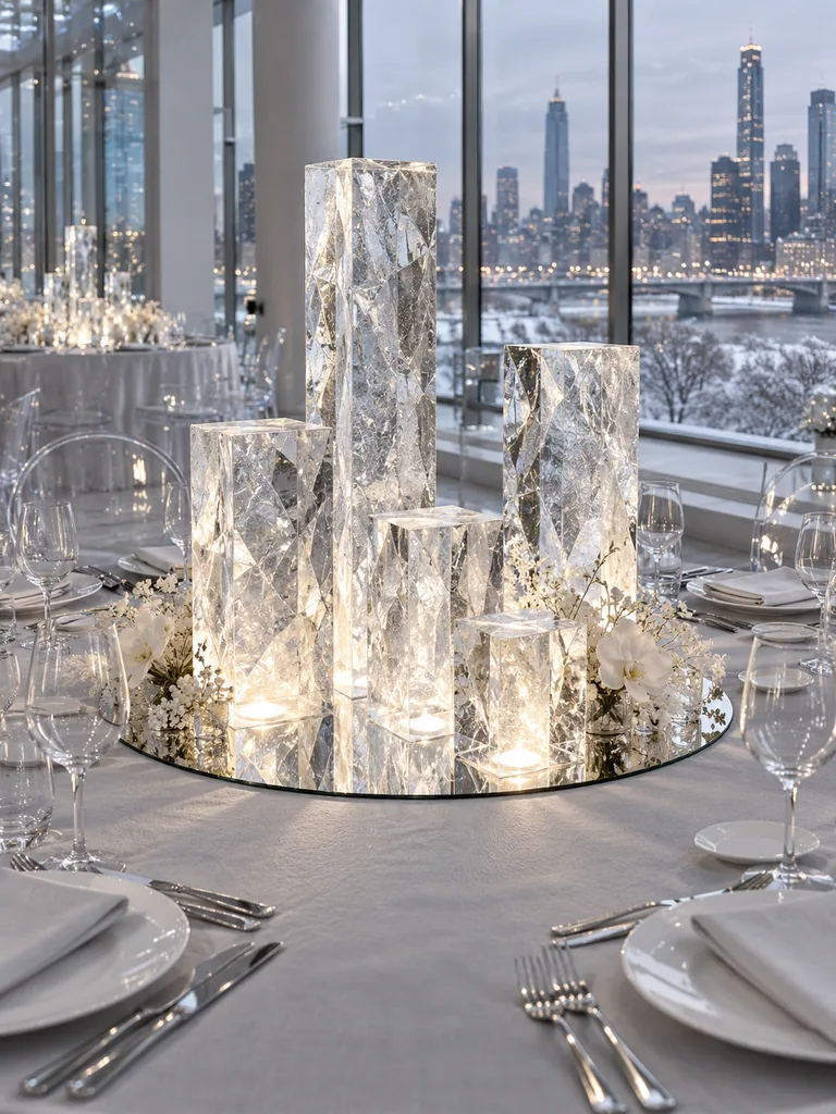 Stunning December Wedding Centerpieces for Round Tables - image 16