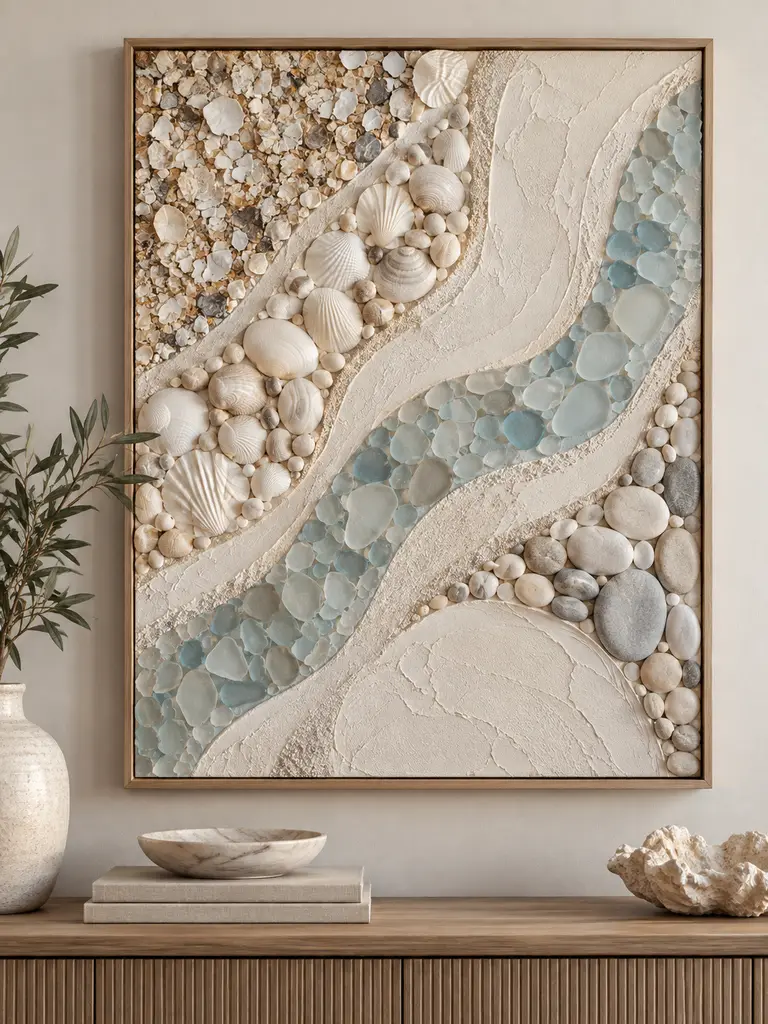 45 DIY Seashell Wall Art Ideas for Beautiful Coastal Home Decor - image 16