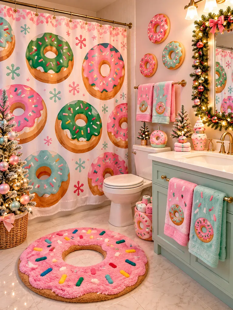 45 Whimsical Christmas Bathroom Decor Ideas for Kids to Try This Holiday Season - image 16