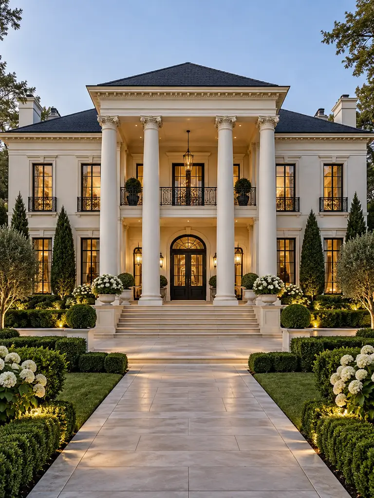 23 Beautiful Classic Villa Design Ideas With Timeless Architectural Style - image 17