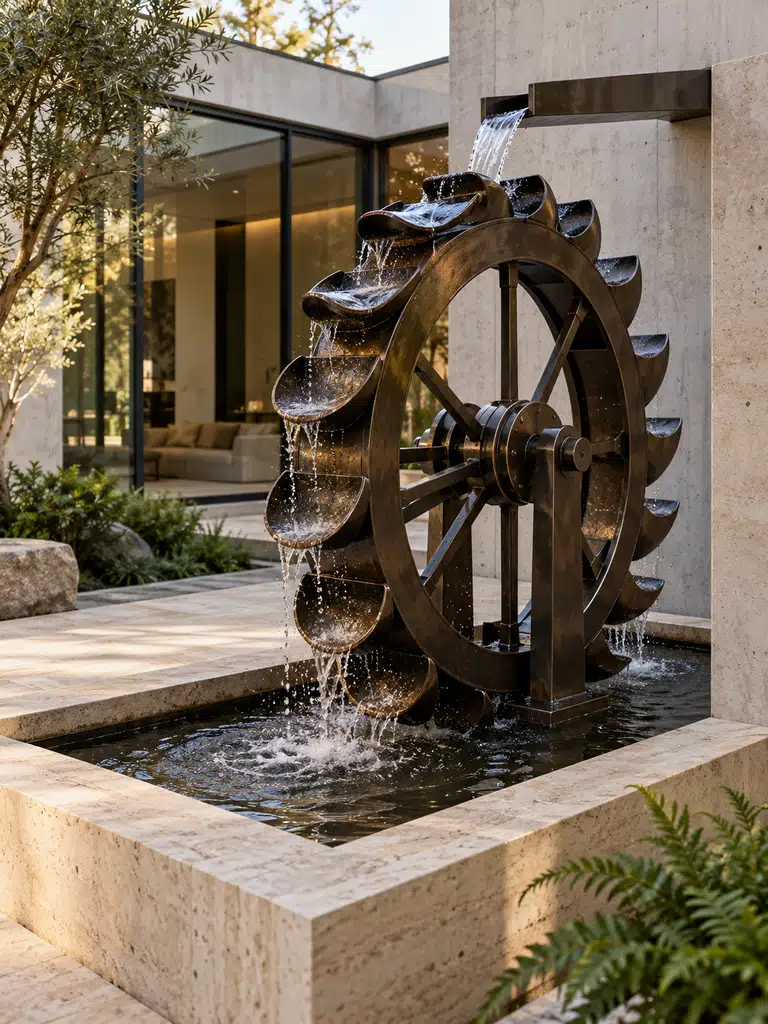 45 Inner Courtyard Design With Fountain Ideas for a Beautiful and Peaceful Home - image 17