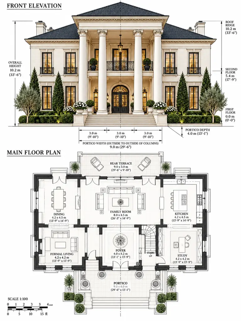 23 Beautiful Classic Villa Design Ideas With Timeless Architectural Style - image 18