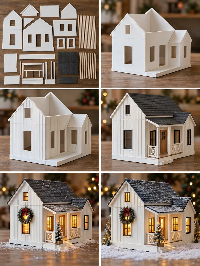 23 Easy DIY Christmas Village Houses Ideas for Festive Holiday Decor - image 18