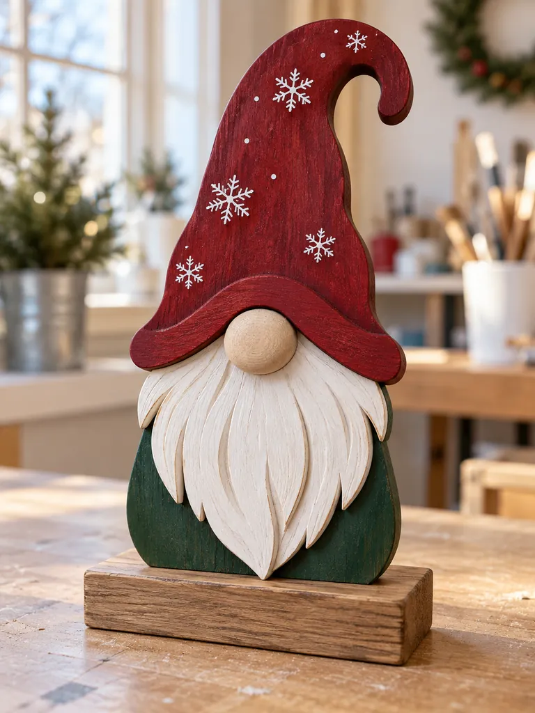 23 Creative DIY Wooden Christmas Gnomes for Festive Holiday Decorating - image 19