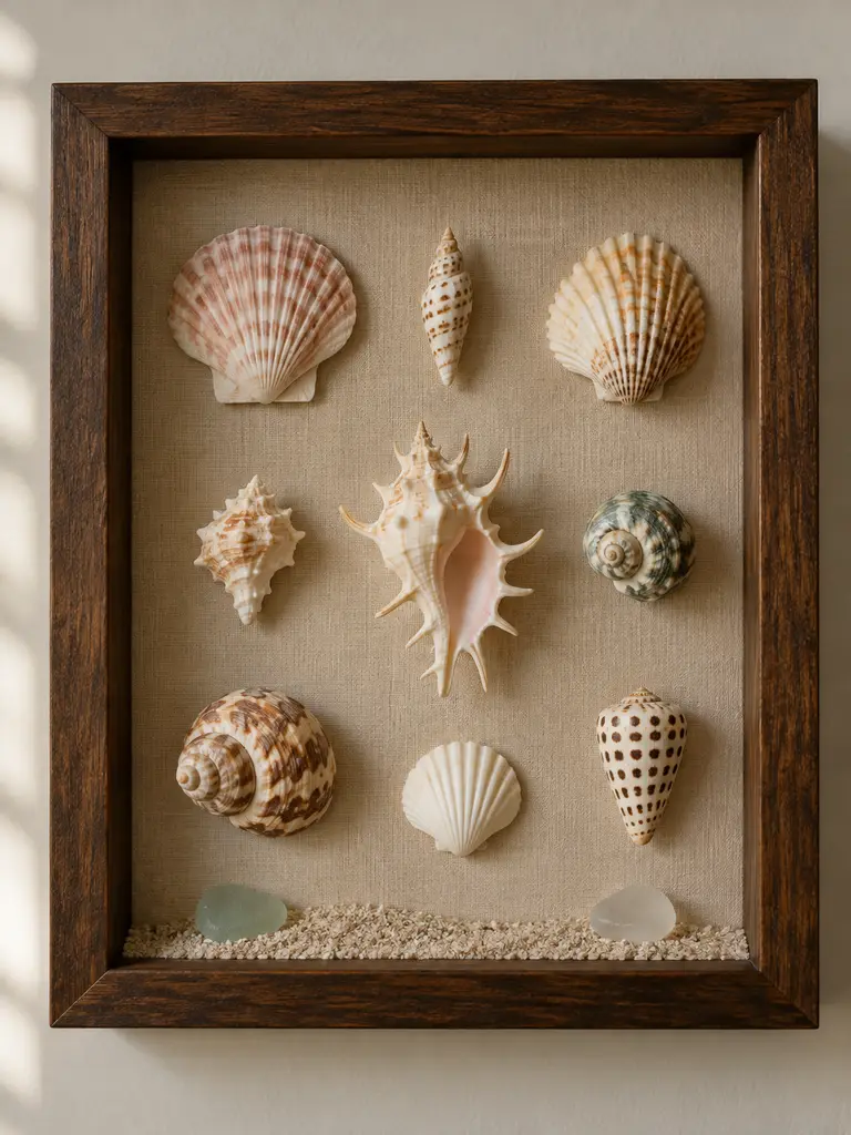 45 DIY Seashell Wall Art Ideas for Beautiful Coastal Home Decor - image 19