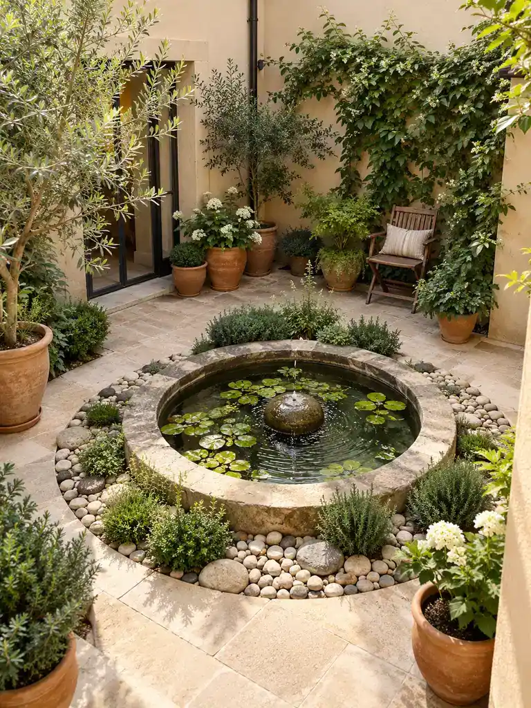 45 Courtyard Garden Ideas With Pond for a Beautiful Outdoor Retreat - image 19