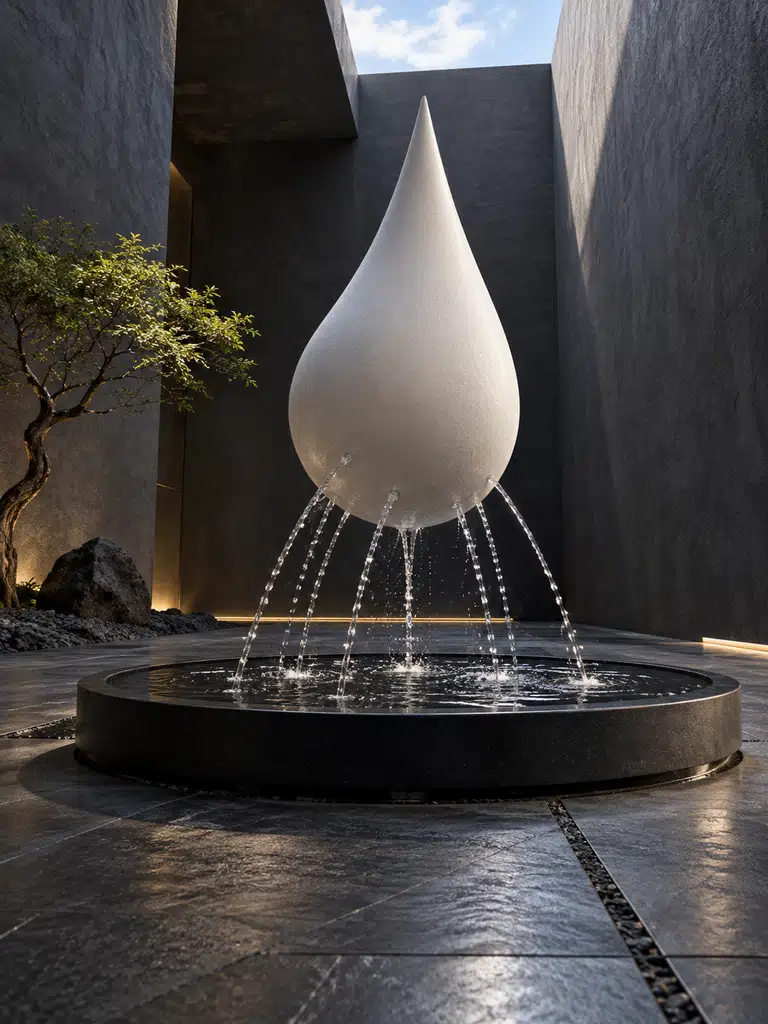 45 Inner Courtyard Design With Fountain Ideas for a Beautiful and Peaceful Home - image 19