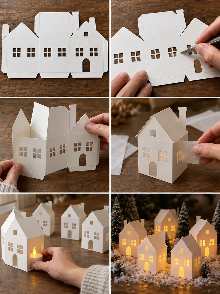23 Easy DIY Christmas Village Houses Ideas for Festive Holiday Decor - image 20