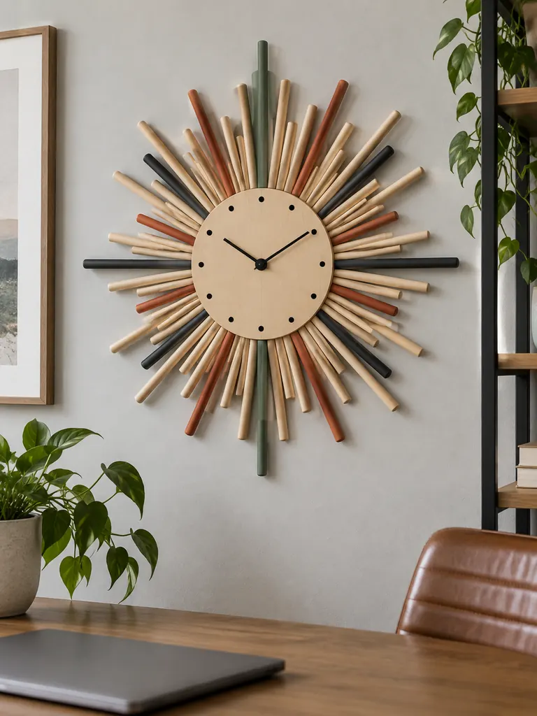 23 Handmade DIY Clock Ideas to Give Your Walls a Unique Look - image 21