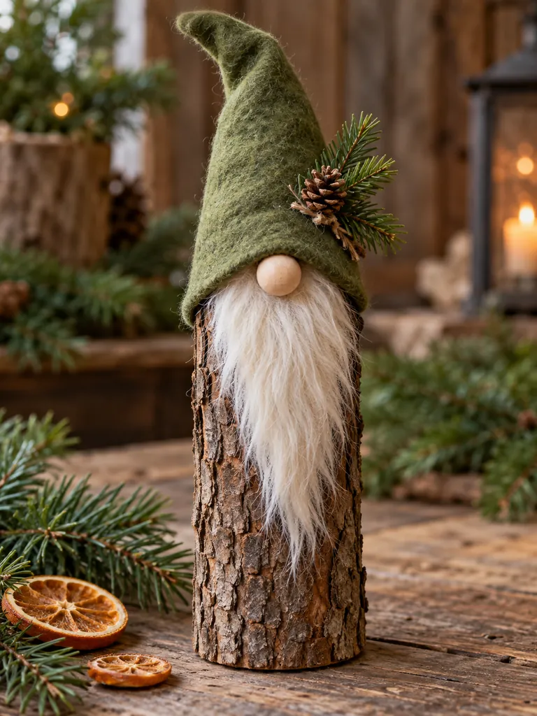 23 Creative DIY Wooden Christmas Gnomes for Festive Holiday Decorating - image 21