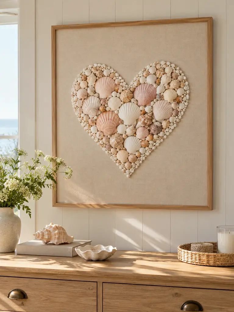 45 DIY Seashell Wall Art Ideas for Beautiful Coastal Home Decor - image 21