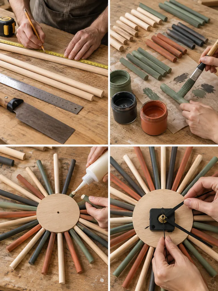 23 Handmade DIY Clock Ideas to Give Your Walls a Unique Look - image 22
