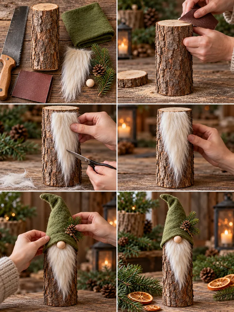 23 Creative DIY Wooden Christmas Gnomes for Festive Holiday Decorating - image 22