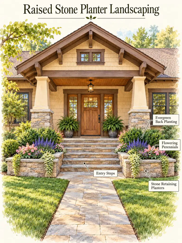23 Front Yard Landscape Design Ideas That Make Any Home Look Beautiful - image 22
