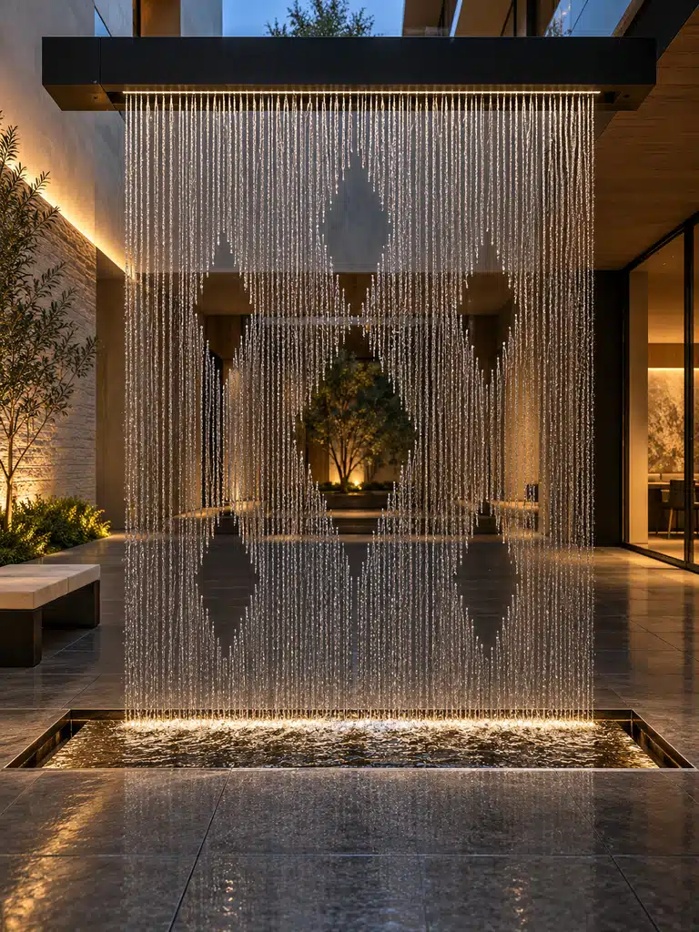 45 Inner Courtyard Design With Fountain Ideas for a Beautiful and Peaceful Home - image 22