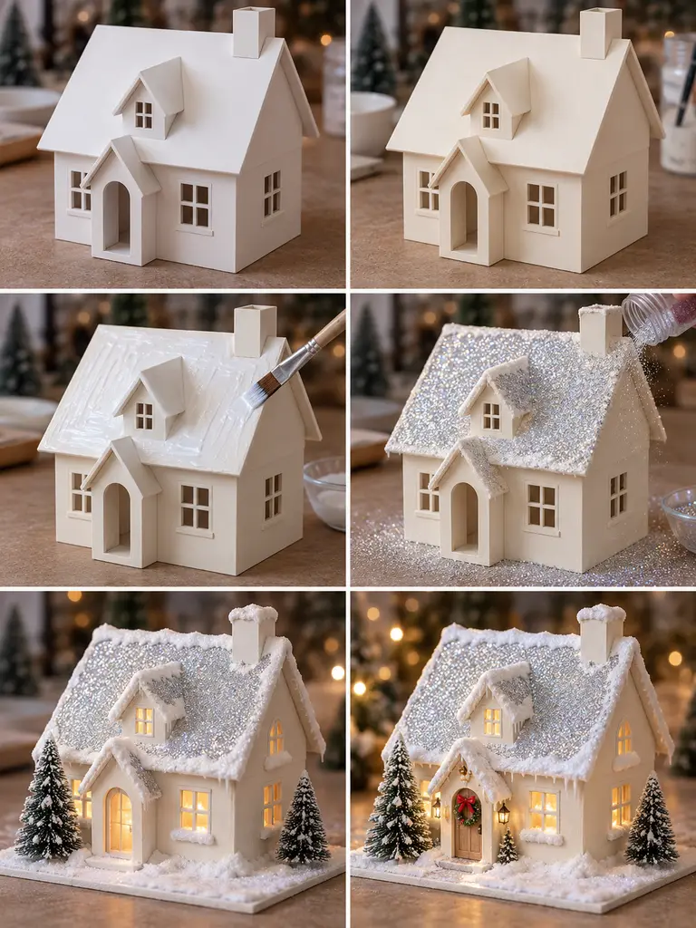 23 Easy DIY Christmas Village Houses Ideas for Festive Holiday Decor - image 22