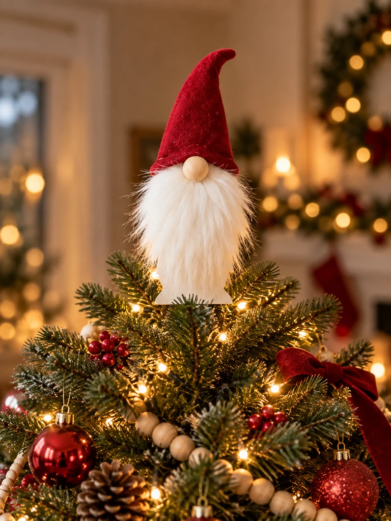 23 Creative DIY Wooden Christmas Gnomes for Festive Holiday Decorating - image 23