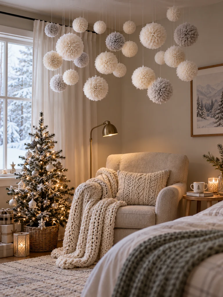 23 DIY Christmas Ceiling Decor Ideas With Stunning Handmade Designs - image 23