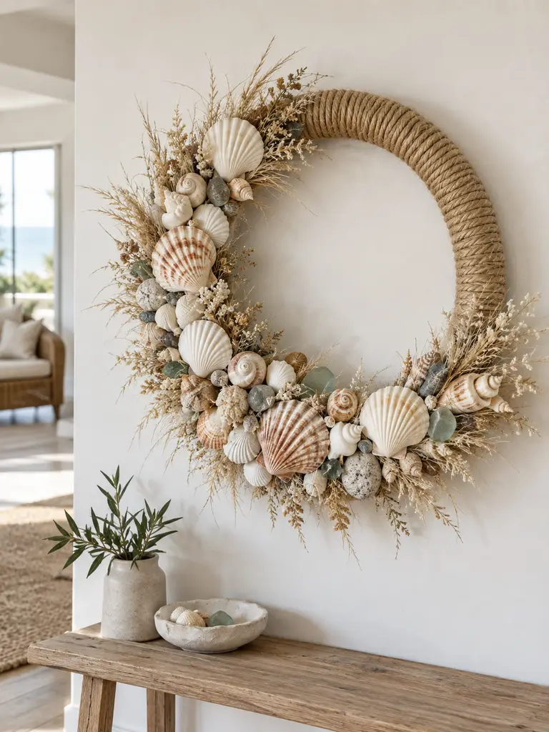 45 DIY Seashell Wall Art Ideas for Beautiful Coastal Home Decor - image 23