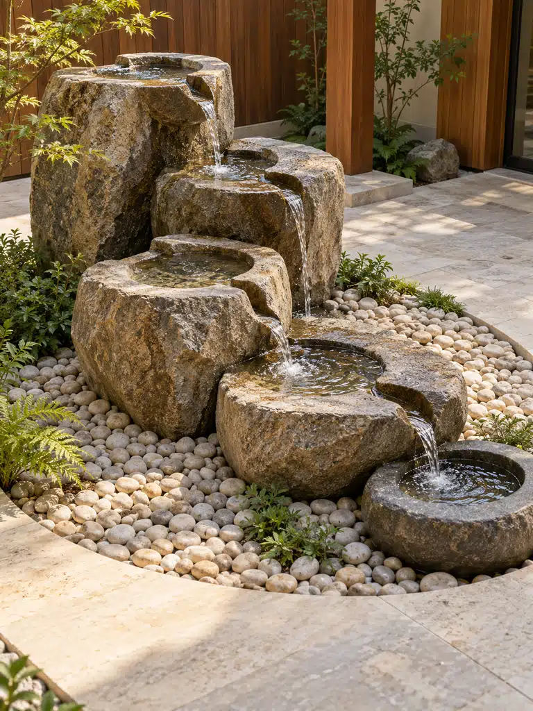 45 Inner Courtyard Design With Fountain Ideas for a Beautiful and Peaceful Home - image 23