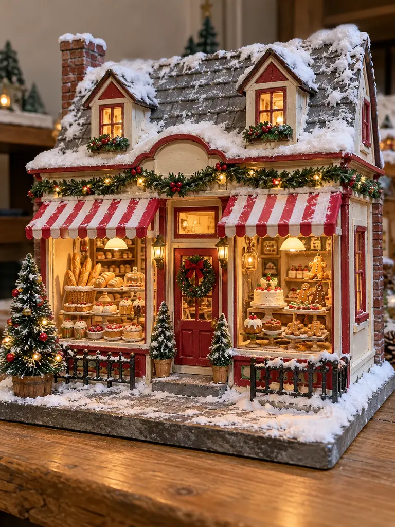 23 Easy DIY Christmas Village Houses Ideas for Festive Holiday Decor - image 23