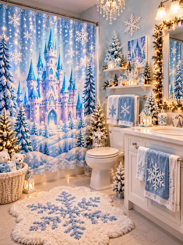 45 Whimsical Christmas Bathroom Decor Ideas for Kids to Try This Holiday Season - image 24