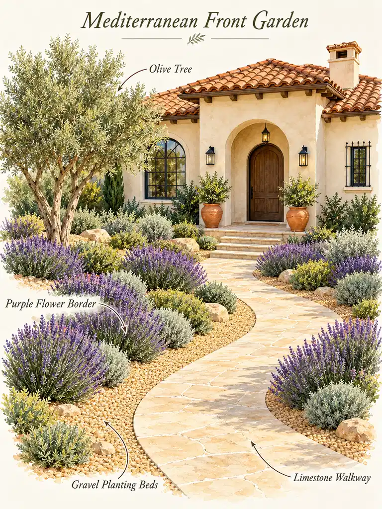 23 Front Yard Landscape Design Ideas That Make Any Home Look Beautiful - image 24