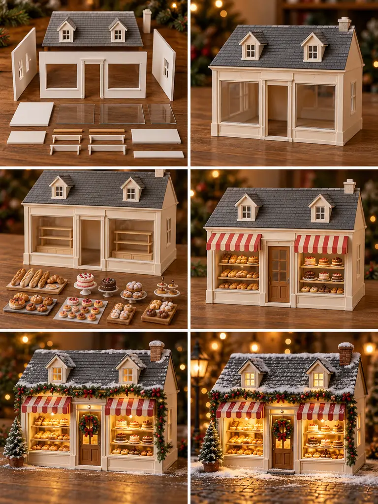 23 Easy DIY Christmas Village Houses Ideas for Festive Holiday Decor - image 24