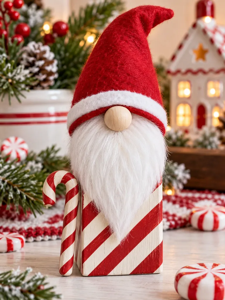23 Creative DIY Wooden Christmas Gnomes for Festive Holiday Decorating - image 25