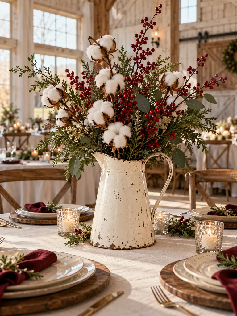 Stunning December Wedding Centerpieces for Round Tables - image 25