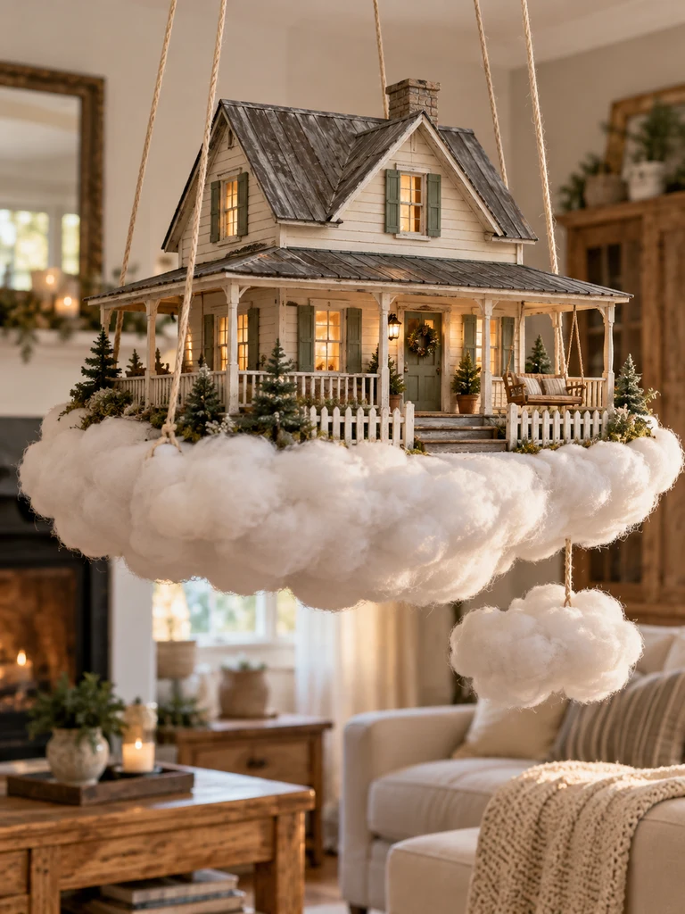 23 Floating Cloud House Ideas With Magical Handmade Designs - image 25