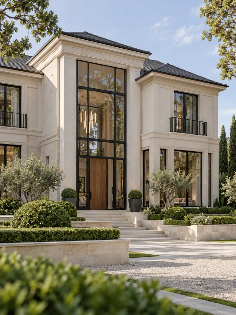 23 Beautiful Classic Villa Design Ideas With Timeless Architectural Style - image 25