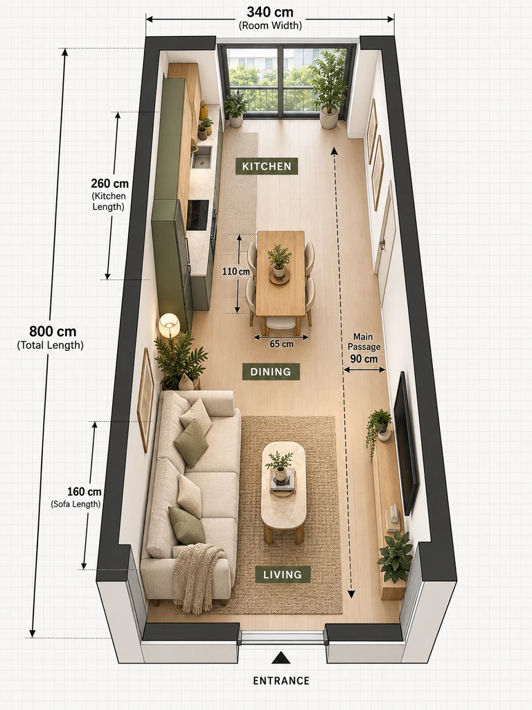 23 Clever Small Open Plan Kitchen Living Room Layout Ideas You’ll Love - image 26