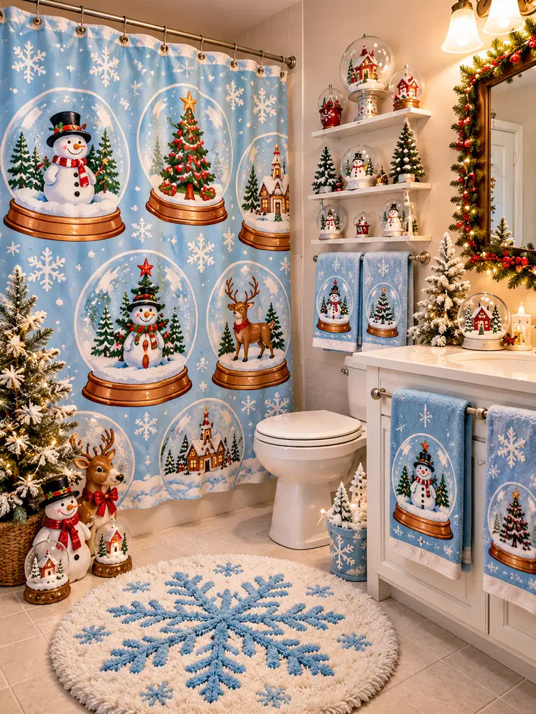 45 Whimsical Christmas Bathroom Decor Ideas for Kids to Try This Holiday Season - image 26