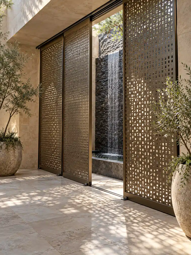 45 Inner Courtyard Design With Fountain Ideas for a Beautiful and Peaceful Home - image 26