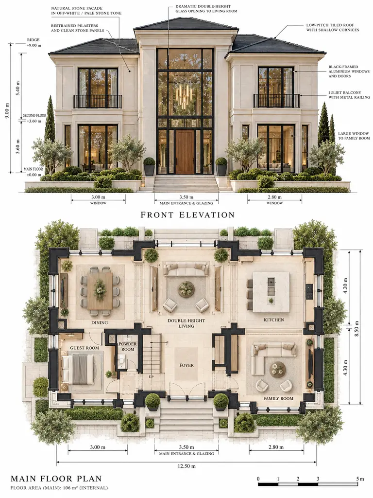 23 Beautiful Classic Villa Design Ideas With Timeless Architectural Style - image 26