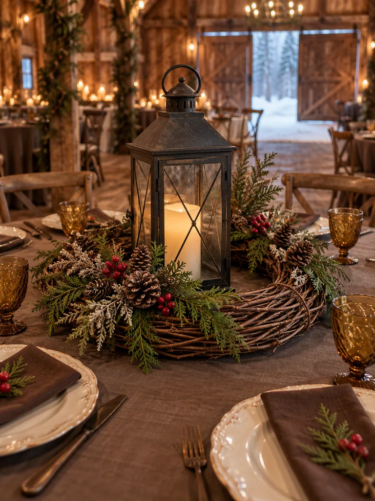 Stunning December Wedding Centerpieces for Round Tables - image 27