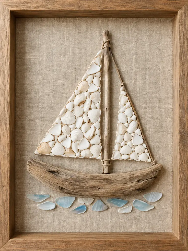 45 DIY Seashell Wall Art Ideas for Beautiful Coastal Home Decor - image 27