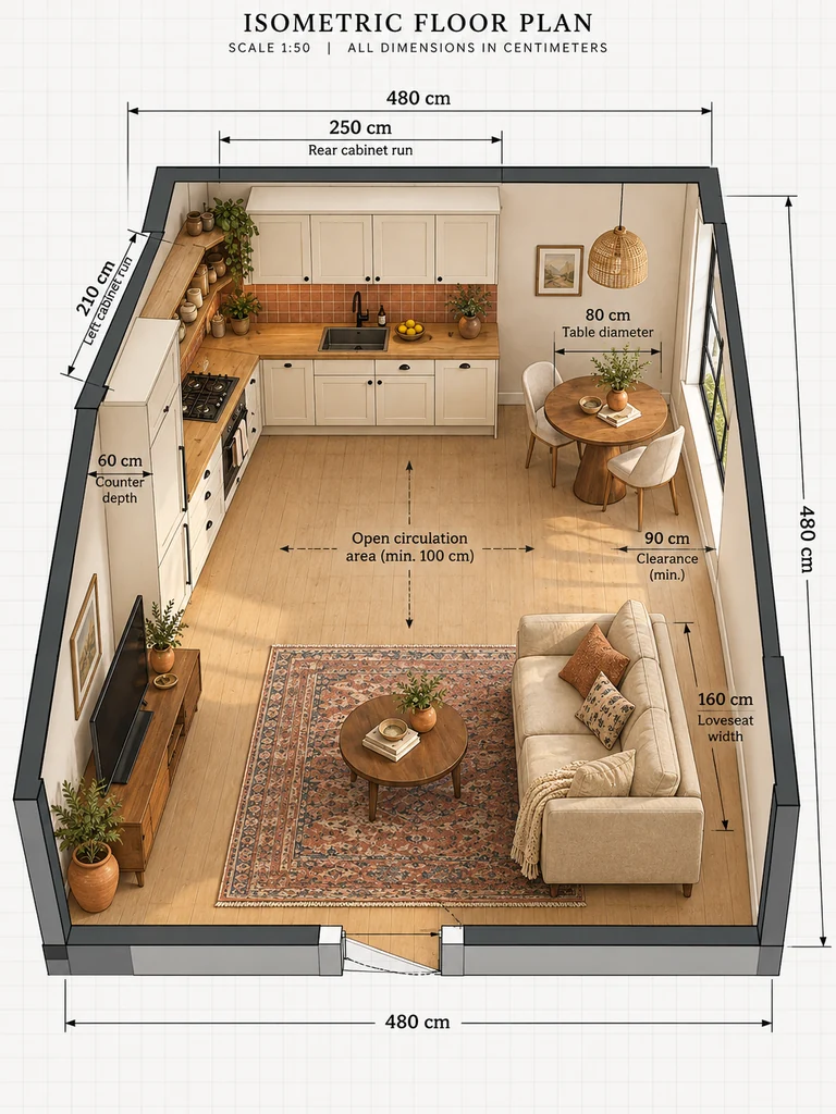 23 Clever Small Open Plan Kitchen Living Room Layout Ideas You’ll Love - image 28